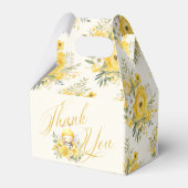 甘い小さなミツバチ赤ちゃんシャワーありがとう フェイバーボックス (裏面サイド)