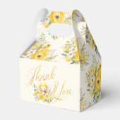 甘い小さなミツバチ赤ちゃんシャワーありがとう フェイバーボックス (正面サイド)