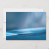 甘い小さなランプ赤ちゃんシャワーブルー美しい 招待状 (裏面)