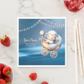 甘い小さなランプ赤ちゃんシャワー赤ちゃんシャワーパーティー スタンダードランチョンナプキン (インサイチュ)