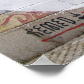 甘い小さな口ひげ ポスター (角)