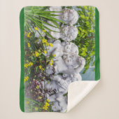 甘い小さな天使… シェルパブランケット (正面)