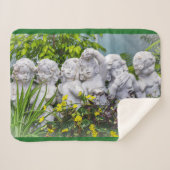 甘い小さな天使… シェルパブランケット (正面(横))