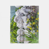 甘い小さな天使… フリースブランケット (正面)