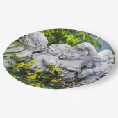 甘い小さな天使… ペーパープレート (アングル)