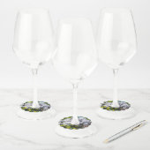 甘い小さな天使… ワイングラスタグ (セット)