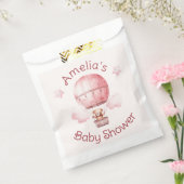 甘い小さな女の子オンザウェイベビーシャワー フェイバーバッグ (封をした状態)
