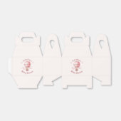 甘い小さな女の子オンザウェイベビーシャワー フェイバーボックス (折り畳みなし)