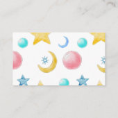 甘い小さな女の子ディスプレイシャワー エンクロージャーカード (裏面)