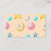 甘い小さな女の子ベビーシャワーおむつラッフル エンクロージャーカード (裏面)