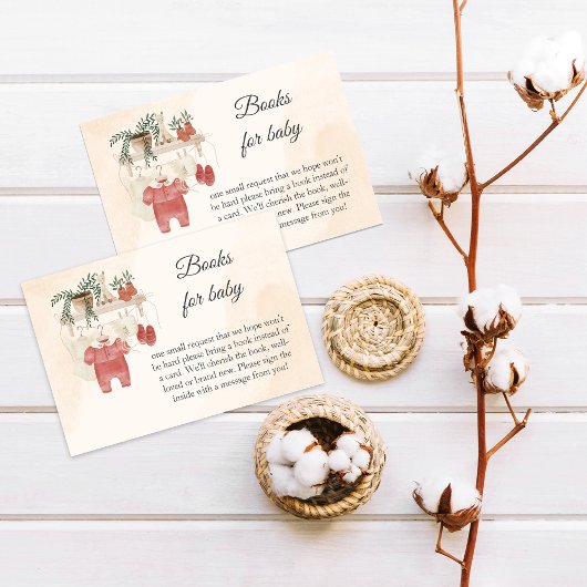 甘い小さな女の子ボホ服ブックスベビー エンクロージャーカード