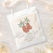 甘い小さな女の子ボホ衣服赤ちゃんシャワー フェイバーバッグ (クリップ留めされた状態)