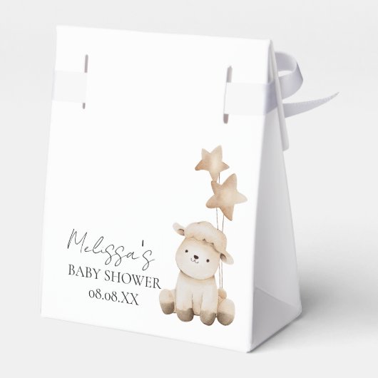 甘い小さな子羊の緑ありがとう フェイバーボックス (裏面サイド)