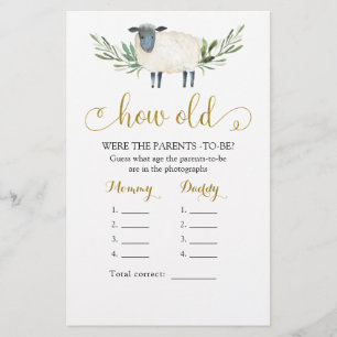 甘い小さな子羊の緑どのように老いた両親