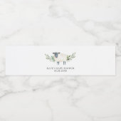 甘い小さな子羊の緑のウォーターボトル ペットボトルラベル (シングルラベル)