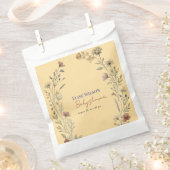 甘い小さな山花が道を進んでいる フェイバーバッグ (クリップ留めされた状態)