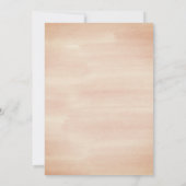 甘い小さな山花が道を進んでいる 招待状 (裏面)