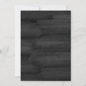 甘い小さな山花が道を進んでいる 招待状 (裏面)