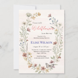 甘い小さな山花が道を進んでいる 招待状