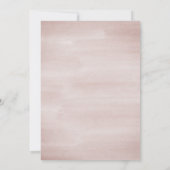 甘い小さな山花が道を進んでいる 招待状 (裏面)