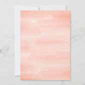 甘い小さな山花が道を進んでいる 招待状 (裏面)