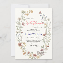 甘い小さな山花が道を進んでいる 招待状