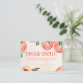 甘い小さな桃おむつラッフルエンクロージャカード エンクロージャーカード (スタンド正面)