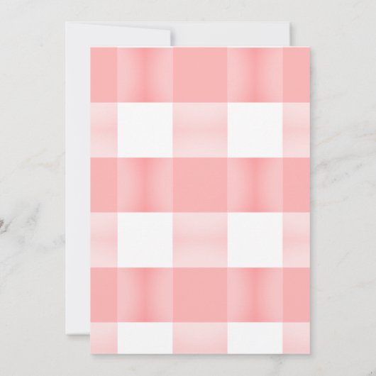 甘い小さな桃のピンクの赤ちゃんシャワー 招待状 (裏面)