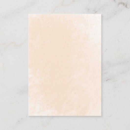 甘い小さな桃の赤ちゃんシャワーおむつラッフルエンクロ エンクロージャーカード (裏面)