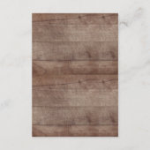 甘い小さな桃の赤ちゃんシャワーベビーカード エンクロージャーカード (裏面)