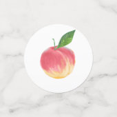 甘い小さな桃の赤ちゃんシャワー写真 コンフェッティ (スモール正面)