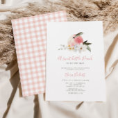 甘い小さな桃の赤ちゃんシャワー招待状 招待状