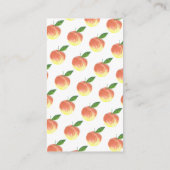 甘い小さな桃の赤ちゃんシャワー本のリクエスト エンクロージャーカード (裏面)