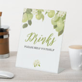甘い小さな梨の飲み物のペデスタルサイン 台座サイン (インサイチュ)