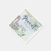 甘い小さな落花生が道を進んでいる スタンダードカクテルナプキン (角)