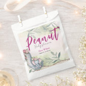 甘い小さな落花生が道を進んでいる フェイバーバッグ (クリップ留めされた状態)