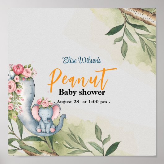 甘い小さな落花生が道を進んでいる ポスター (正面)