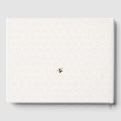 甘い小さな蜂蜜の赤ちゃんシャワー ゲストブック (裏面)