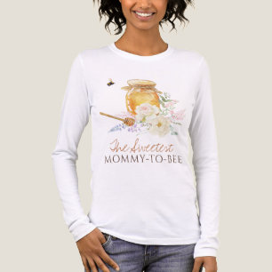 甘い小さな蜂蜜の赤ちゃんシャワー トライブレンドTシャツ