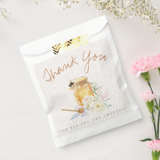 甘い小さな蜂蜜の赤ちゃんシャワー フェイバーバッグ (封をした状態)