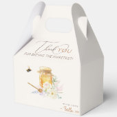 甘い小さな蜂蜜の赤ちゃんシャワー フェイバーボックス (裏面)