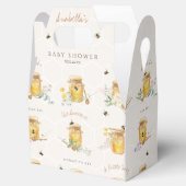 甘い小さな蜂蜜の赤ちゃんシャワー フェイバーボックス (オープン)