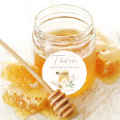 甘い小さな蜂蜜の赤ちゃんシャワー ラウンドシール