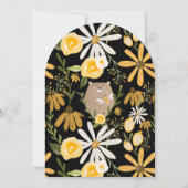 甘い小さな蜂蜜オンザウェイビーおもしろい赤ちゃんシャワー 招待状 (裏面)