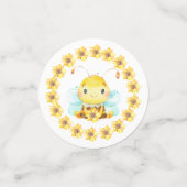 甘い小さな蜂蜜ビー赤ちゃんシャワーありがとう コンフェッティ (スモール正面)