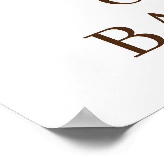 甘い小さな蜂蜜蜂の赤ちゃんシャワーポスター ポスター (角)