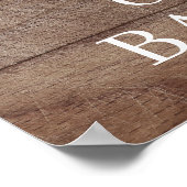 甘い小さな蜂蜜蜂の赤ちゃんシャワーポスター ポスター (角)