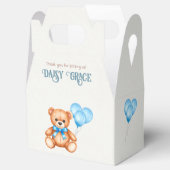 甘い小さな赤ちゃんテディベア赤ちゃんシャワー フェイバーボックス (オープン)