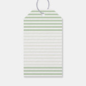 甘い小さな赤ちゃん女の子とコウノトリありがとうギフトTa ギフトタグ (裏面)