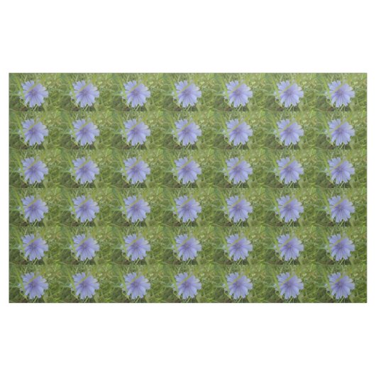 甘い小さな青い紫色の花生地 ファブリック (ファットクウォーター)